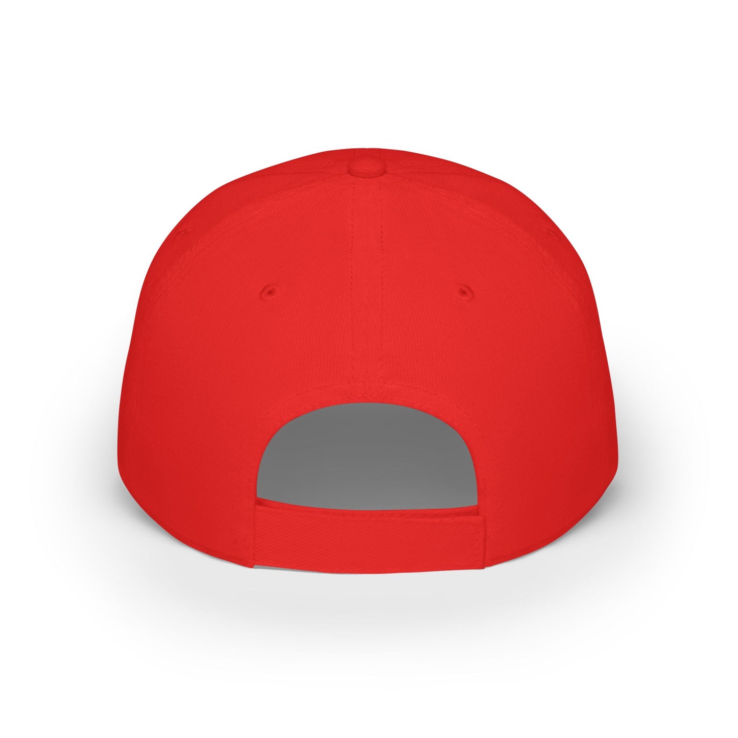 COVFEFE with ENJOY! Low Profile Baseball Cap (Red)